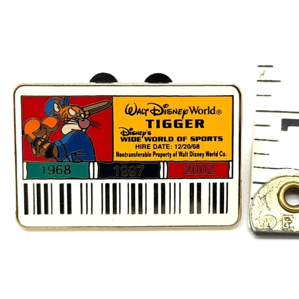 Disney Cast Member ID Card Series Pin Tigger Animal Kingdom LE 3500 Wide World